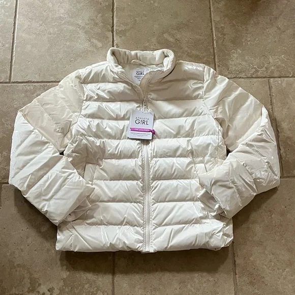 Athleta Girl Cool Days Metallic Down Jacket - Picture 2 of 7